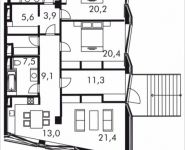 2-комнатная квартира площадью 131.8 кв.м в МФК "Balchug Residence", Садовническая, к5вл31, корп.2 | цена 62 760 087 руб. | www.metrprice.ru