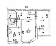 2-комнатная квартира площадью 53 кв.м, Удальцова ул., 71 | цена 15 350 000 руб. | www.metrprice.ru