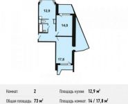 2-комнатная квартира площадью 73.4 кв.м, Покровская ул., 16 | цена 7 145 490 руб. | www.metrprice.ru