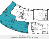 3-комнатная квартира площадью 119.92 кв.м, Вавилова, 69 | цена 29 645 220 руб. | www.metrprice.ru