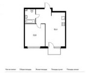 1-комнатная квартира площадью 43.5 кв.м, Загорьевская улица, 25 | цена 6 990 450 руб. | www.metrprice.ru