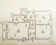 3-комнатная квартира площадью 101.9 кв.м, Лялин переулок, 19к1 | цена 58 400 000 руб. | www.metrprice.ru