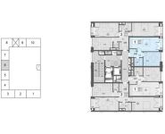 1-комнатная квартира площадью 39.4 кв.м, Заречная улица, д.2/1, к.1 | цена 7 958 800 руб. | www.metrprice.ru