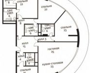 5-комнатная квартира площадью 205 кв.м, Ефремова ул., 10 | цена 90 200 000 руб. | www.metrprice.ru