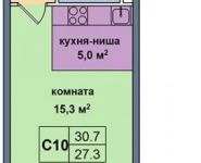 1-комнатная квартира площадью 30 кв.м, Опалиха ул., 2 | цена 2 271 800 руб. | www.metrprice.ru