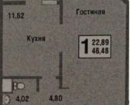 1-комнатная квартира площадью 47 кв.м, улица Сосенский Стан, 3 | цена 5 300 000 руб. | www.metrprice.ru