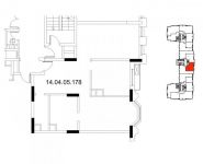 1-комнатная квартира площадью 83 кв.м, Авиационная ул., 77 | цена 23 892 352 руб. | www.metrprice.ru