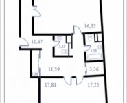 4-комнатная квартира площадью 138 кв.м, Кудрявцева, 12 | цена 14 145 000 руб. | www.metrprice.ru