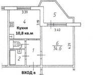 1-комнатная квартира площадью 35 кв.м, Олимпийский проспект, с10 | цена 3 100 000 руб. | www.metrprice.ru