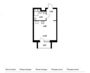 1-комнатная квартира площадью 28.6 кв.м, Березовая аллея, 19 | цена 5 448 300 руб. | www.metrprice.ru