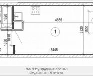 1-комнатная квартира площадью 25.8 кв.м, бульвар Космонавтов, 16 | цена 2 729 259 руб. | www.metrprice.ru