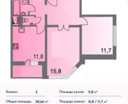 2-комнатная квартира площадью 0 кв.м, Родионова ул., 4 | цена 6 569 920 руб. | www.metrprice.ru