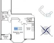 3-комнатная квартира площадью 120.9 кв.м, посёлок Горки-10, 21 | цена 5 500 000 руб. | www.metrprice.ru