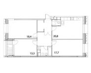 3-комнатная квартира площадью 90.2 кв.м, Автозаводская ул., ВЛ23 | цена 16 116 755 руб. | www.metrprice.ru
