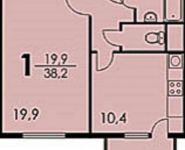 1-комнатная квартира площадью 37 кв.м, Обручева ул., 22 | цена 7 850 000 руб. | www.metrprice.ru