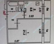 1-комнатная квартира площадью 40 кв.м, Старобитцевская ул., 23К1 | цена 5 400 000 руб. | www.metrprice.ru