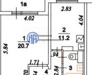 1-комнатная квартира площадью 43 кв.м, Волжский бульвар, 13 | цена 5 999 000 руб. | www.metrprice.ru