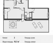 2-комнатная квартира площадью 93 кв.м, Ивановская ул., 1 | цена 8 433 000 руб. | www.metrprice.ru