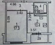 1-комнатная квартира площадью 40 кв.м, Тарутинская ул., 4к2 | цена 10 300 000 руб. | www.metrprice.ru