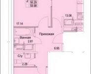 2-комнатная квартира площадью 59 кв.м, Муравская 2-я ул. | цена 6 100 518 руб. | www.metrprice.ru