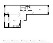 2-комнатная квартира площадью 57.3 кв.м, Рабочая улица, 6 | цена 3 753 150 руб. | www.metrprice.ru