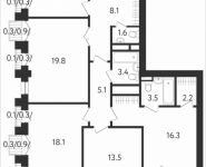 4-комнатная квартира площадью 109.4 кв.м, Усиевича, влд 10 Б, корп.1 | цена 34 116 390 руб. | www.metrprice.ru