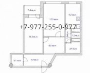 2-комнатная квартира площадью 73 кв.м, Никулинская ул., 6К1 | цена 16 800 000 руб. | www.metrprice.ru