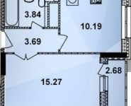 1-комнатная квартира площадью 33.9 кв.м в ЖК "Купавна 2018", Кирова ул. | цена 1 764 000 руб. | www.metrprice.ru