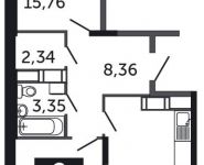 2-комнатная квартира площадью 60.7 кв.м, Северное шоссе, д.4 | цена 3 405 270 руб. | www.metrprice.ru