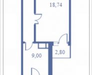 1-комнатная квартира площадью 56 кв.м, Кудрявцева, 12 | цена 6 811 459 руб. | www.metrprice.ru