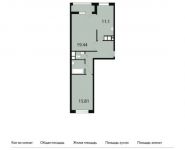 2-комнатная квартира площадью 63.5 кв.м,  | цена 5 829 300 руб. | www.metrprice.ru