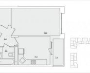 1-комнатная квартира площадью 40 кв.м, Николо-Хованская ул., 4 | цена 3 845 590 руб. | www.metrprice.ru