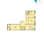 3-комнатная квартира площадью 78.2 кв.м,  | цена 6 030 784 руб. | www.metrprice.ru