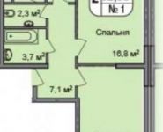 2-комнатная квартира площадью 62 кв.м, Чечерский пр., 126 | цена 6 938 435 руб. | www.metrprice.ru