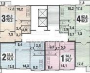 3-комнатная квартира площадью 74 кв.м, Берзарина ул., 21К1 | цена 13 290 000 руб. | www.metrprice.ru