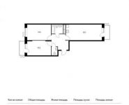 2-комнатная квартира площадью 65.7 кв.м, Ленинский проспект, 20 | цена 5 650 200 руб. | www.metrprice.ru