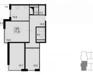 3-комнатная квартира площадью 79.7 кв.м, Радио ул. | цена 7 722 930 руб. | www.metrprice.ru