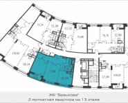 2-комнатная квартира площадью 75.69 кв.м, Вавилова, 69 | цена 18 361 179 руб. | www.metrprice.ru