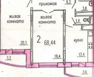 2-комнатная квартира площадью 70 кв.м, Лихачевское ш., 20К4 | цена 8 500 000 руб. | www.metrprice.ru