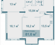 3-комнатная квартира площадью 81.6 кв.м, Парусная, 10 | цена 6 961 572 руб. | www.metrprice.ru