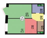 2-комнатная квартира площадью 45 кв.м, улица Адмирала Макарова, 10с1 | цена 11 250 000 руб. | www.metrprice.ru