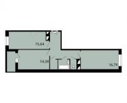 2-комнатная квартира площадью 65.3 кв.м, Дмитровское шоссе, 122Дк6 | цена 5 958 238 руб. | www.metrprice.ru