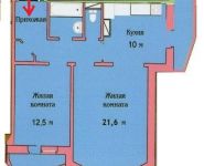 2-комнатная квартира площадью 64 кв.м, Воскресенская ул., 12Б | цена 7 200 000 руб. | www.metrprice.ru