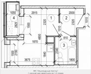 1-комнатная квартира площадью 25 кв.м, бульвар Космонавтов, корп.16 | цена 2 320 296 руб. | www.metrprice.ru