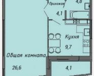 1-комнатная квартира площадью 49.6 кв.м, Стадионная улица, 4 | цена 4 755 648 руб. | www.metrprice.ru