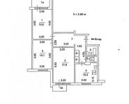 3-комнатная квартира площадью 74 кв.м, Кулакова ул., 1К2 | цена 14 000 000 руб. | www.metrprice.ru