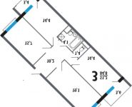 3-комнатная квартира площадью 84.8 кв.м, 3-й микрорайон, 12 | цена 10 900 000 руб. | www.metrprice.ru