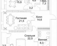 2-комнатная квартира площадью 101 кв.м, Пироговская Малая ул., 8 | цена 84 208 000 руб. | www.metrprice.ru