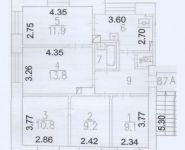 3-комнатная квартира площадью 73 кв.м, Тихвинский пер., 10-12К4 | цена 18 500 000 руб. | www.metrprice.ru
