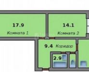 2-комнатная квартира площадью 56 кв.м, улица Генерала Кузнецова, 26к1 | цена 8 200 000 руб. | www.metrprice.ru